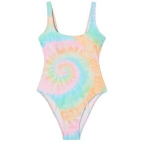 Stoney Clover Lane x Target Swimsuit Pink Tie Dye High Leg XXS or Small NWT